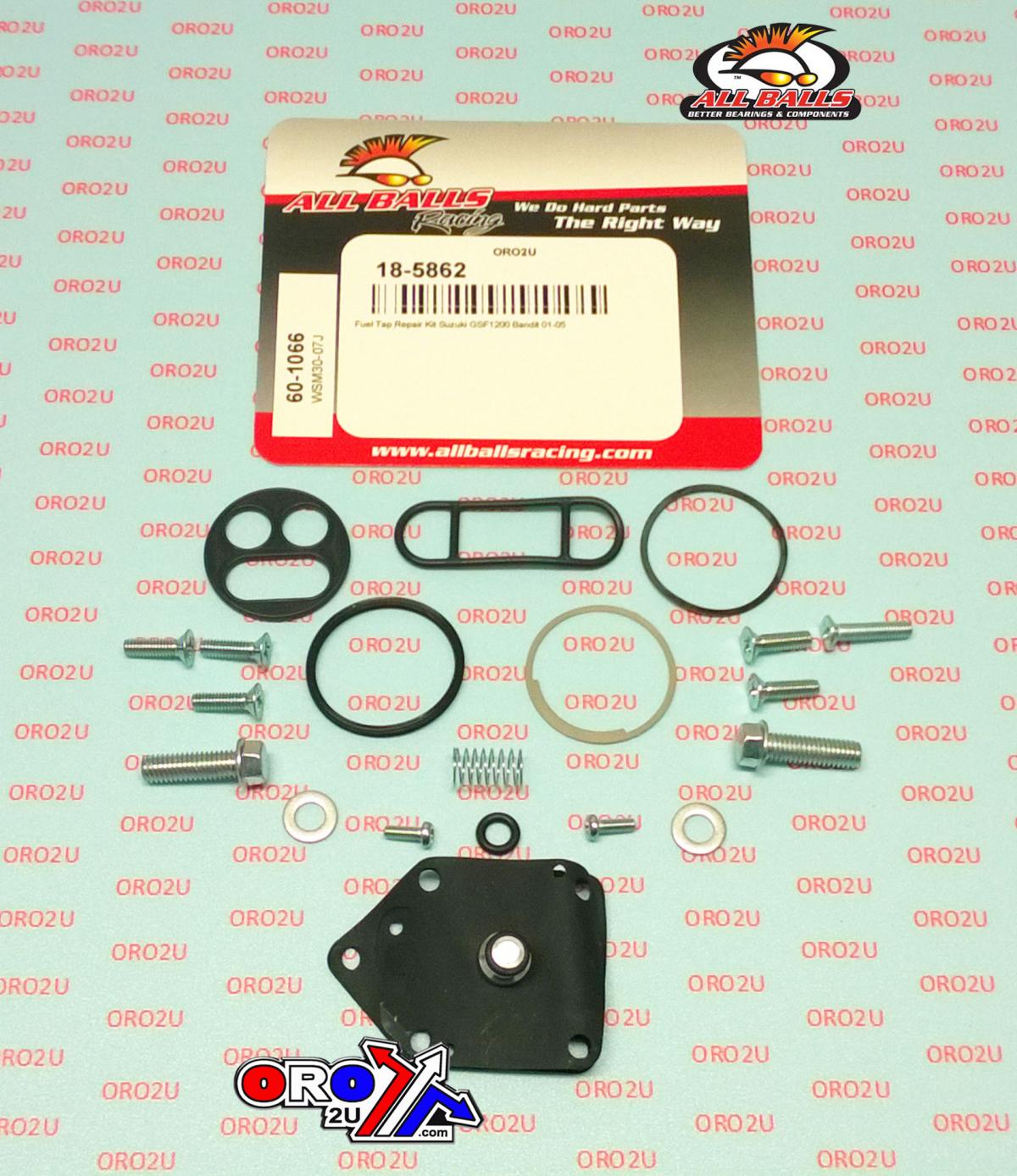 FUEL TAP REPAIR KIT ALLBALLS, ALLBALLS 60-1066 SUZUKI GSF1200 01-05 thumbnail 2