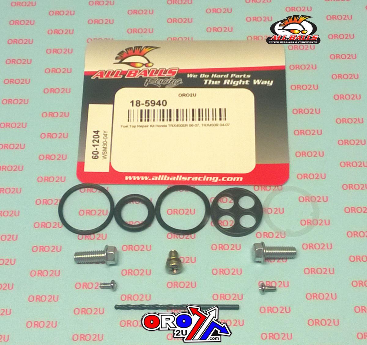 FUEL TAP REPAIR KIT ALLBALLS, ALLBALLS 60-1204 HONDA TRX450 04-07 thumbnail 2