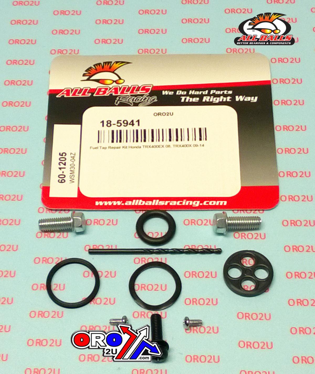 FUEL TAP REPAIR KIT ALLBALLS, ALLBALLS 60-1205 HONDA TRX400 08-14 thumbnail 2