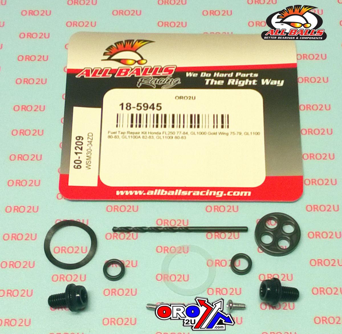 FUEL TAP REPAIR KIT ALLBALLS, ALLBALLS 60-1209 HON FL250 77-84/GL1000/1100 75-83 thumbnail 2
