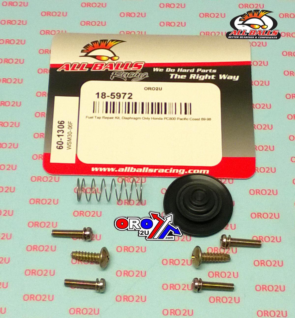 FUEL TAP REPAIR KIT ALLBALLS, ALLBALLS 60-1306 HONDA PC800 89-98 thumbnail 2
