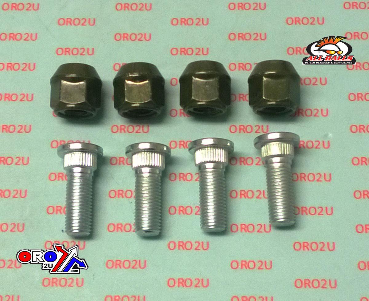 Wheel Stud and Nut Kit, ALLBALLS 85-1005 thumbnail 2