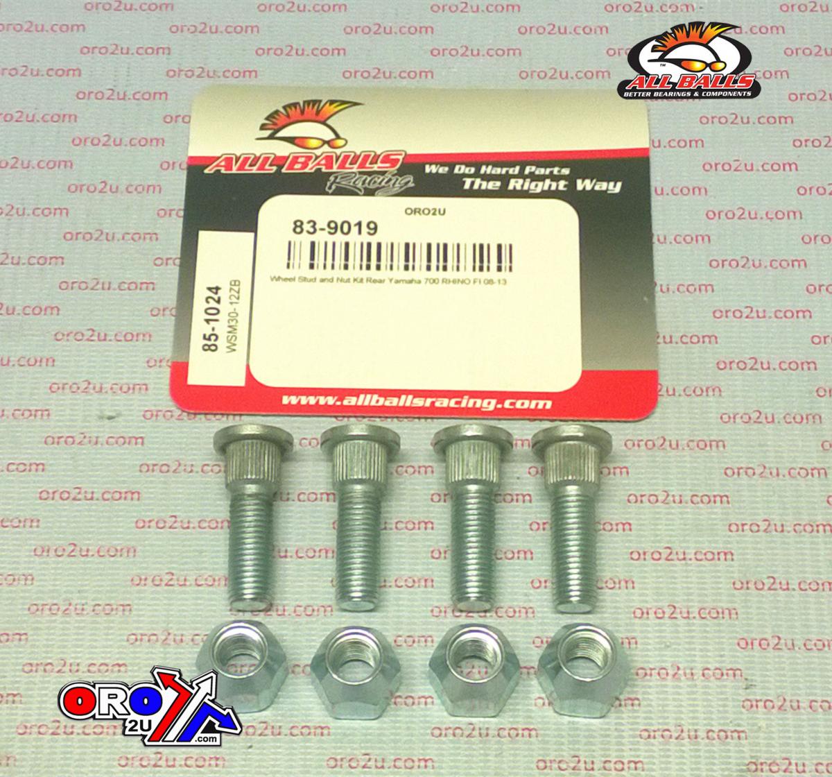 Wheel Stud and Nut Kit, ALLBALLS 85-1024 thumbnail 2