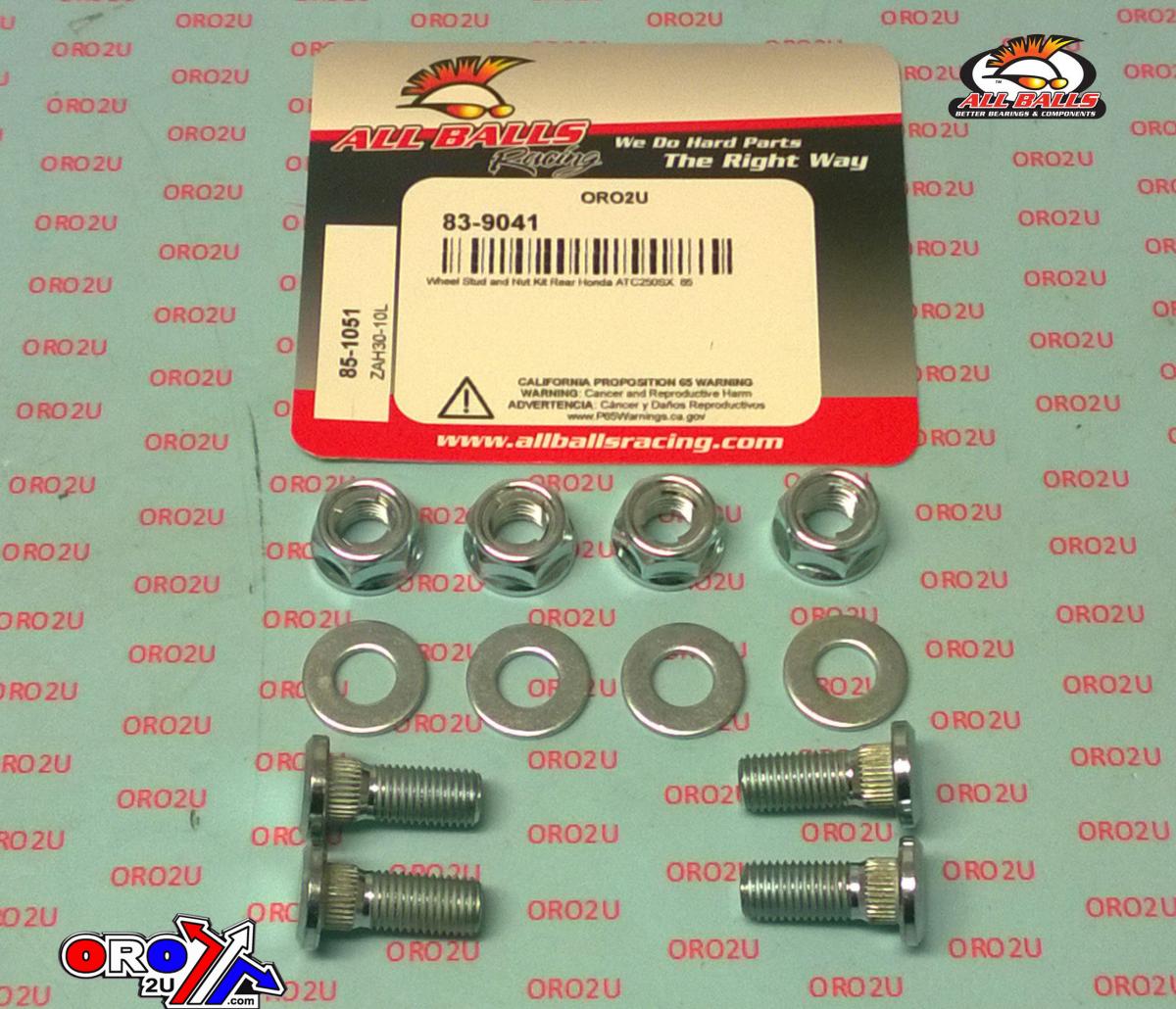 Wheel Stud and Nut Kit, ALLBALLS 85-1051 thumbnail 2