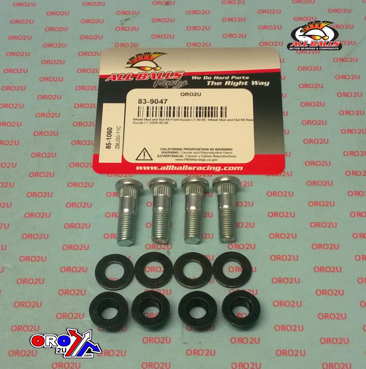 Wheel Stud and Nut Kit, ALLBALLS 85-1060 thumbnail 2