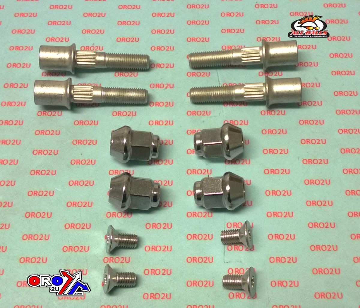 Wheel Stud and Nut Kit, ALLBALLS 85-1077 thumbnail 2