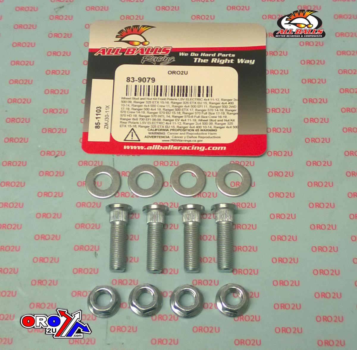 Wheel Stud and Nut Kit, ALLBALLS 85-1103 thumbnail 2