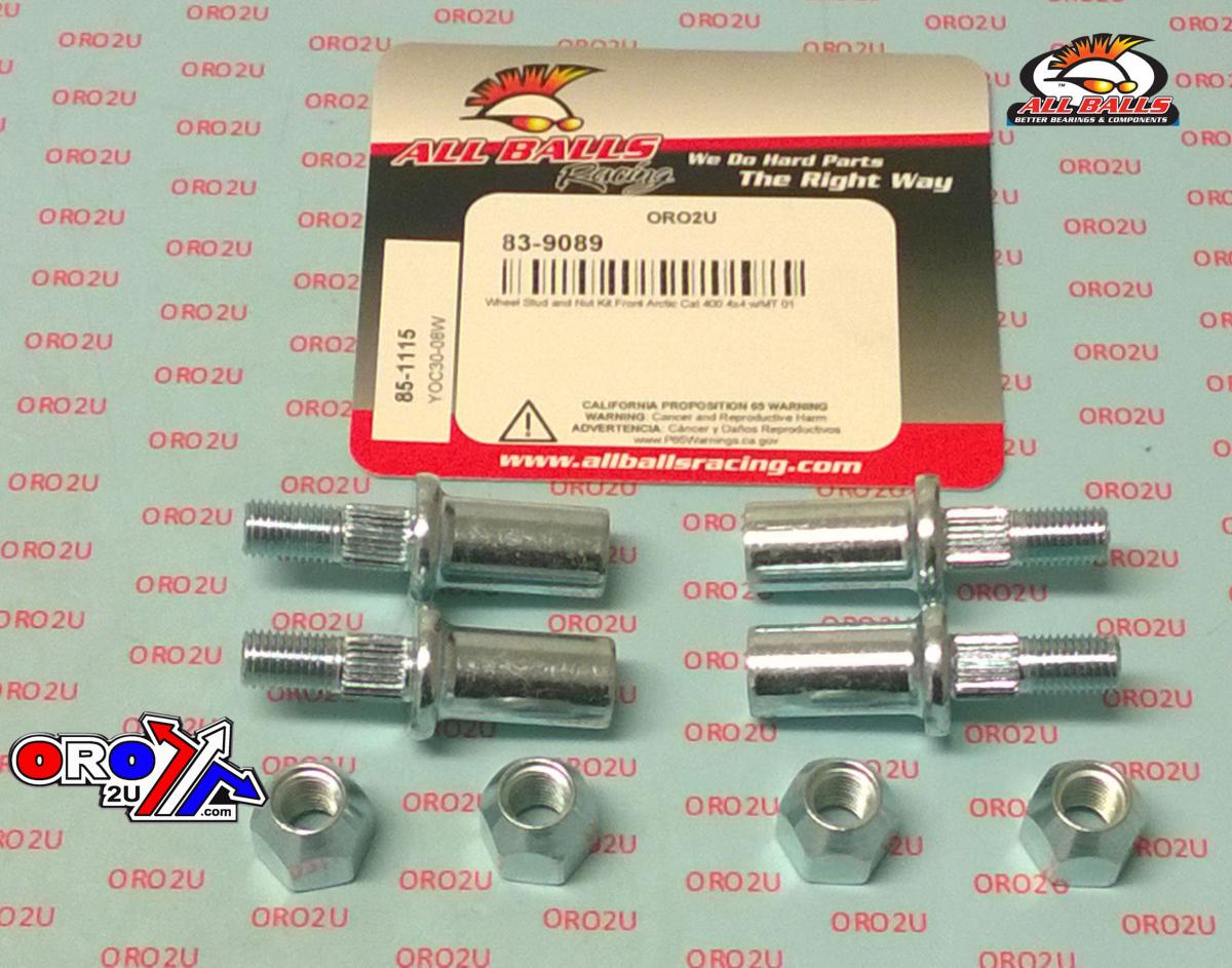 Wheel Stud and Nut Kit, ALLBALLS 85-1115 thumbnail 2