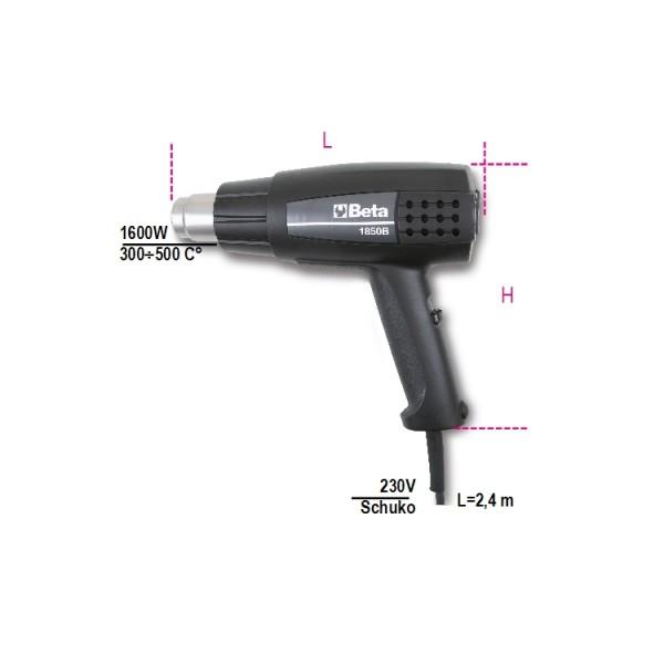 HEAT GUN 500 DEGREE, 1850B, BETA TOOLS image 1