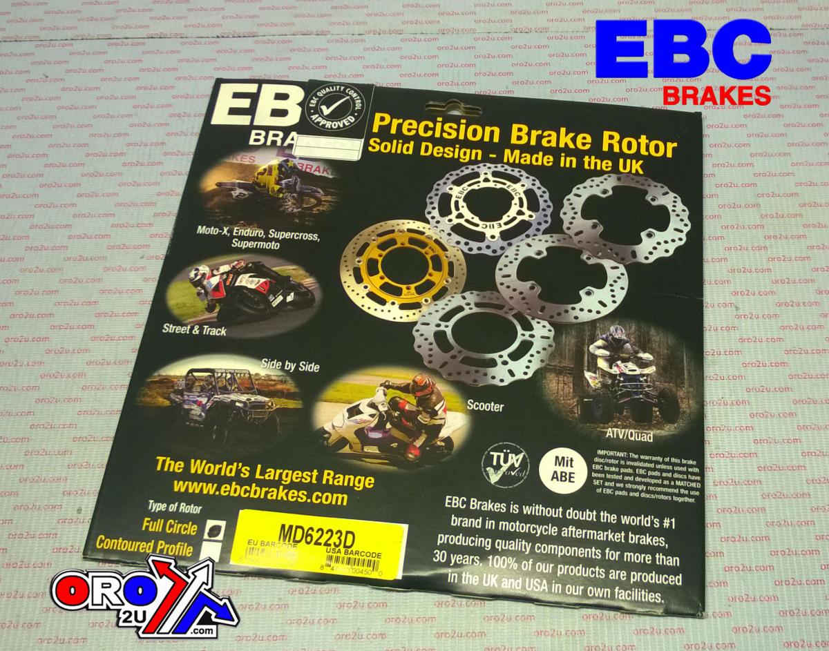 DISC BRAKE REAR BOMBARDIER / CAN AM, EBC MD6223D, 705600271, 705600604, MD6223D, MD6223D thumbnail 3