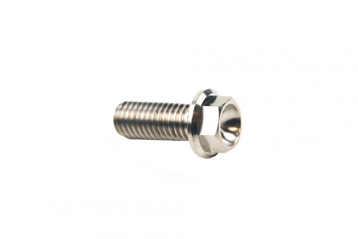 TITANIUM GR5 BOLT M8x20mm EACH, FLANGE OD: 14mm / HEX SIZE: 10mm, / thumbnail 2