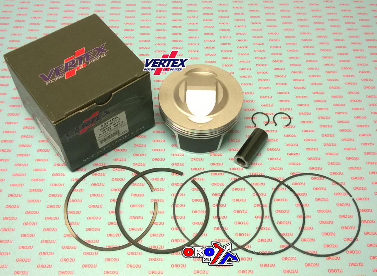 PISTON KIT VERTEX 98.0 A HC DUCATI 1100 DS 2V, VERTEX 23710A image 1