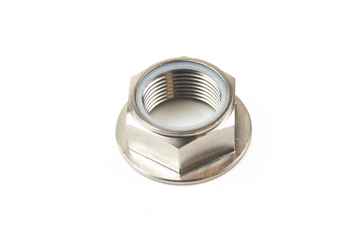 HONDA REAR SPINDLE NUT M22x1.5, TITANIUM GRADE 5 / OEM REF: 90305-KZ4-J20 thumbnail 2