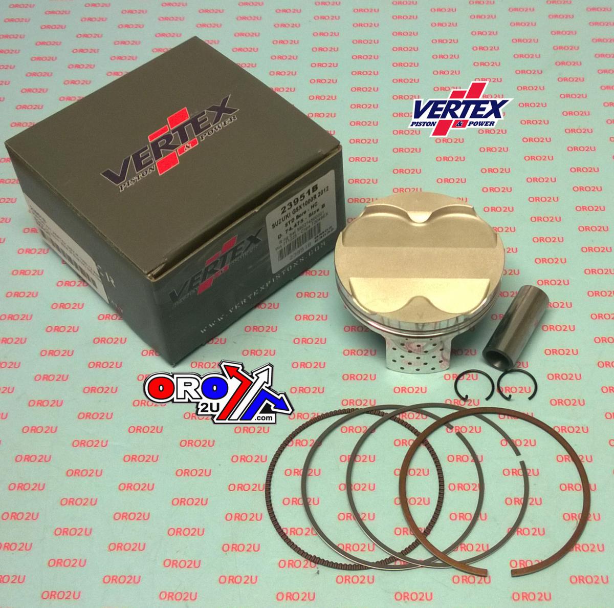 PISTON KIT VERTEX 74.5B 2012 SUZUKI GSX-R 1000 VERTEX 23951B image 1