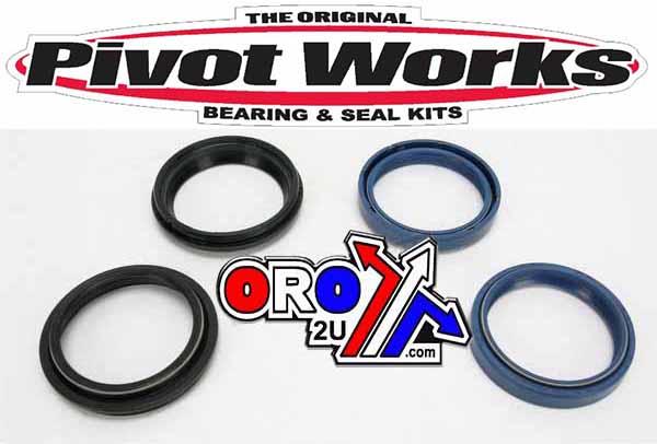 SEAL & WIPER SET/4 48x58mm, PIVOTWORKS PWFSK-Z003 FORK SEAL KIT thumbnail 3