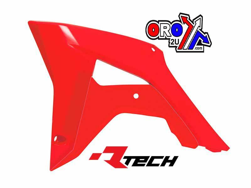 RAD SCOOPS 17-20 CRF450R N/RED, CRF250R 18-21, RTECH R-CVCRFRF0017 image 1