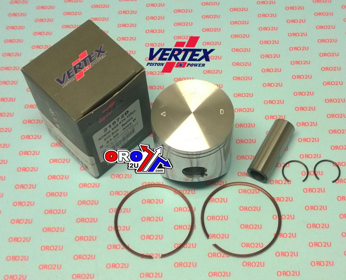 PISTON KIT A 54.00 HONDA NSR125 KY4, VERTEX 21972A image 1
