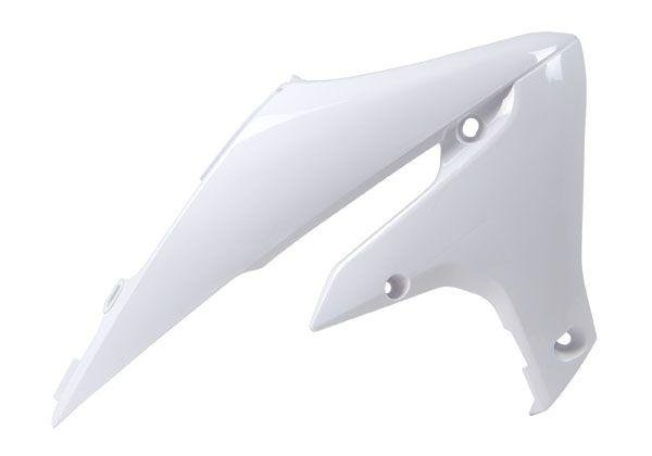 RADIATOR SCOOPS YZ450F 18-22 WHITE, RTECH R-CVYZFBN0018 image 1