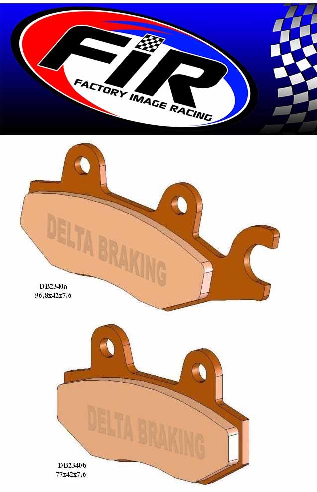 BRAKE PADS SINTERED METAL N4, DB2340 RD-N4, [FA197HH] thumbnail 2