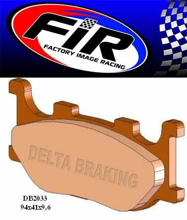 BRAKE PADS MINERAL ORGANIC M BP108M01F DB2033-M thumbnail 2