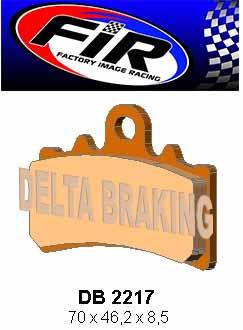 BRAKE PADS SINTERED METAL N4, DB2217 RD-N2 thumbnail 2