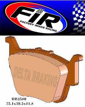 BRAKE PADS SINTERED METAL HD [FA373R, FA714SV], QD-D EXTREME, DB2580 QD-D thumbnail 3