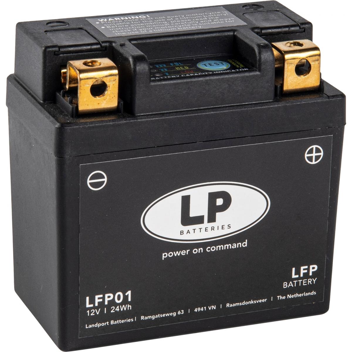 LITHIUM BATTERY 16-20 HONDA KTM HUSQVARNA CRF SX-F EXC TPI FC 250 300 350 450 LANDPORT LFP01