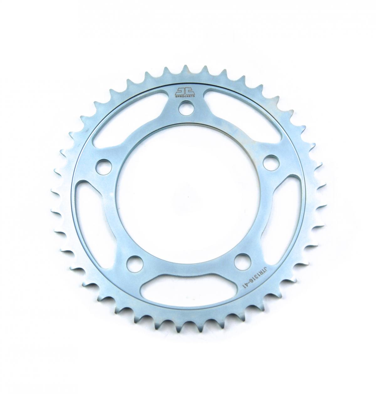 REAR SPROCKET JTR1316.43 STEEL BLACK, HONDA ROAD thumbnail 2