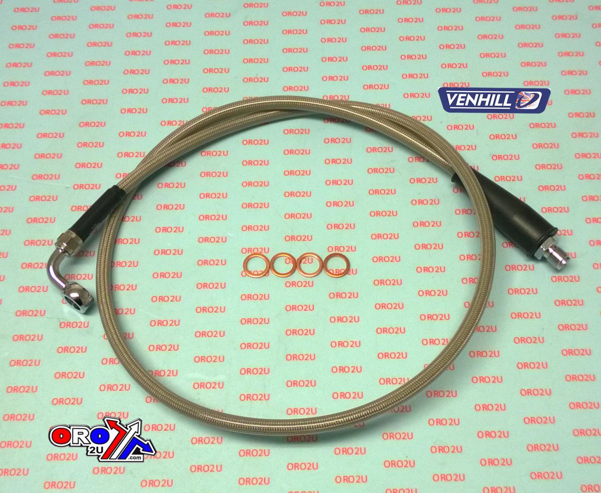 HOSE CLUTCH SILVER / BLK, VENHILL B05-3-003/P-CL, BETA EVO 2T image 1