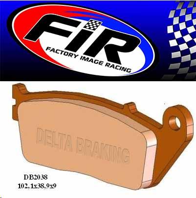 BRAKE PADS SINTERED METAL N4, RD-N4 DB2038 thumbnail 3