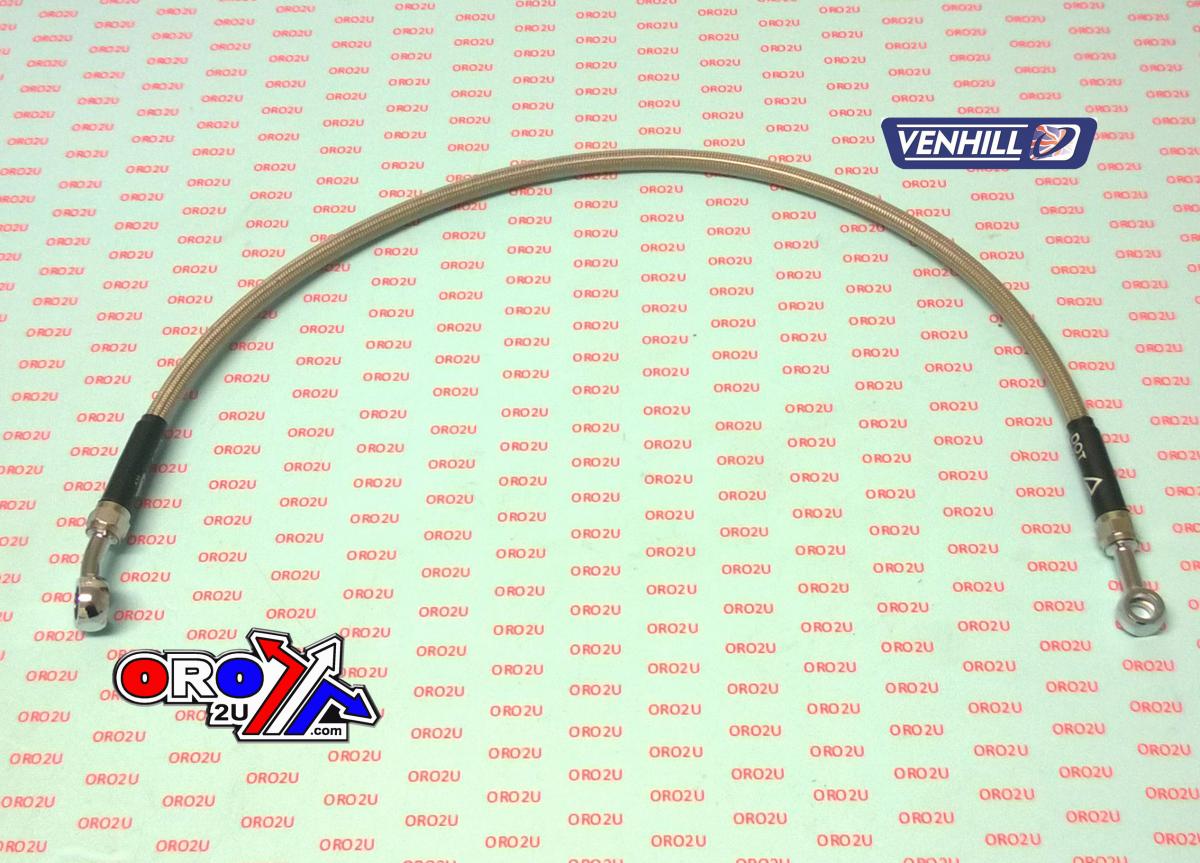 HOSE REAR BRAKE SILVER / BLK, VENHILL G06-2-006/P GASGAS image 1