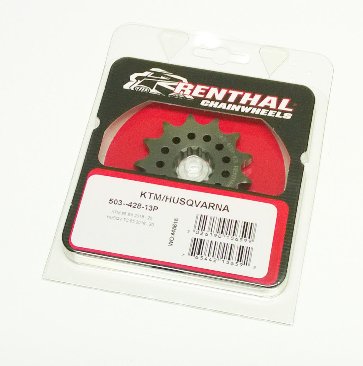FRONT SPROCKET RENTHAL KTM 85 2018, RENTHAL 503--428-13P thumbnail 2