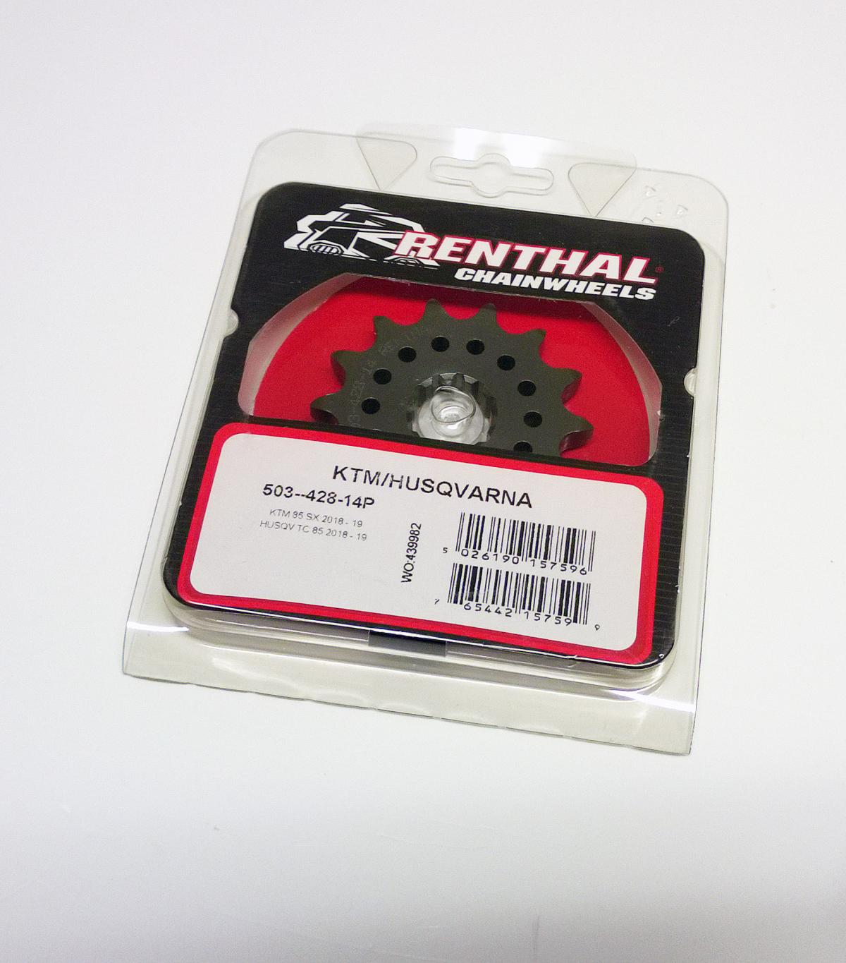 FRONT SPROCKET RENTHAL KTM 85 2018, RENTHAL 503--428-14P thumbnail 2