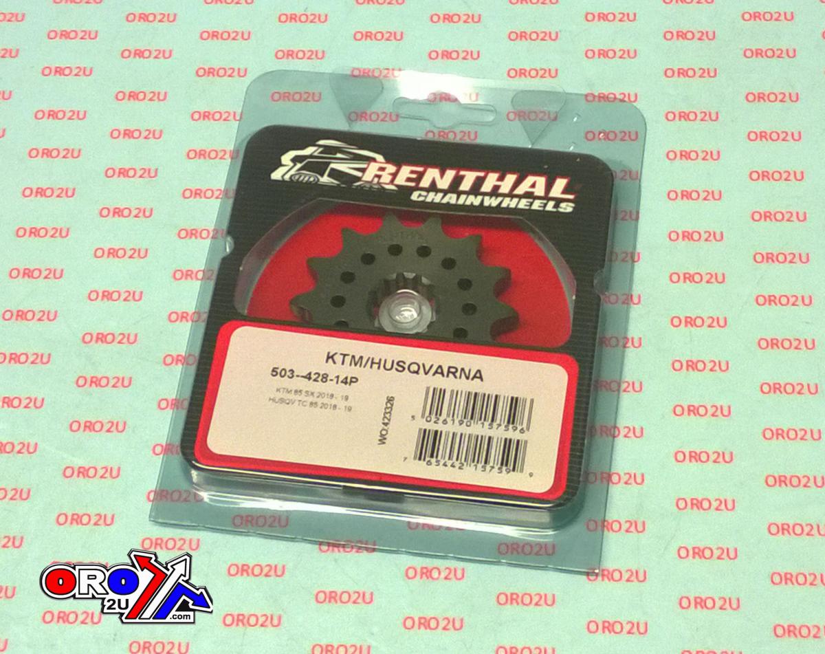 FRONT SPROCKET RENTHAL KTM 85 2018, RENTHAL 503--428-14P thumbnail 4