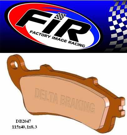 BRAKE PADS SINTERED METAL N4, DB2047 RD-N2, [FA281HH] thumbnail 2