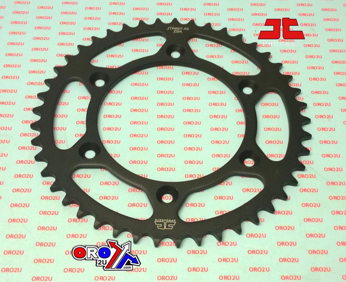 REAR SPROCKET STEEL HARD ZBK, JTR897.45ZBK, SR897-45 thumbnail 2
