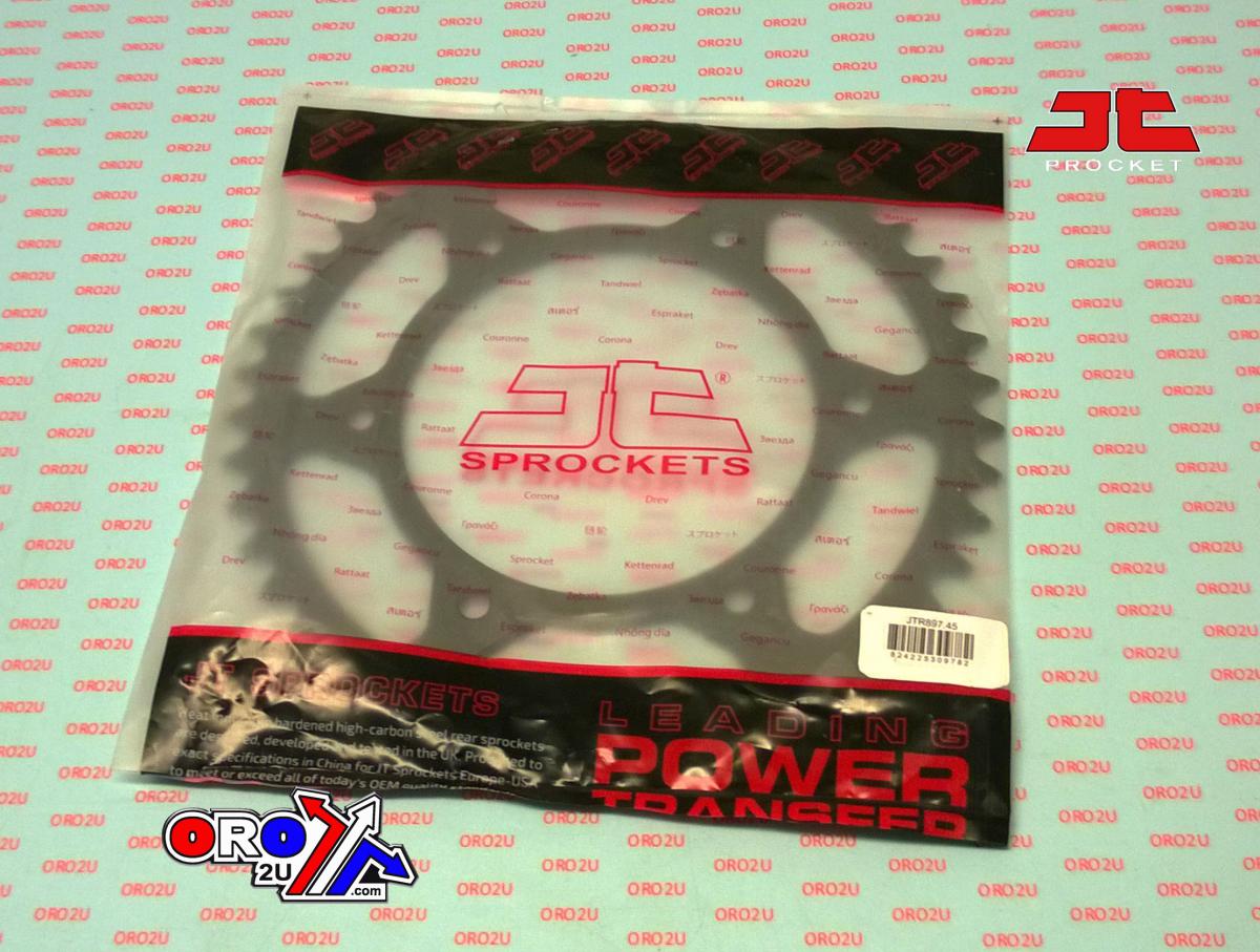 REAR SPROCKET STEEL HARD ZBK, JTR897.45ZBK, SR897-45 thumbnail 3