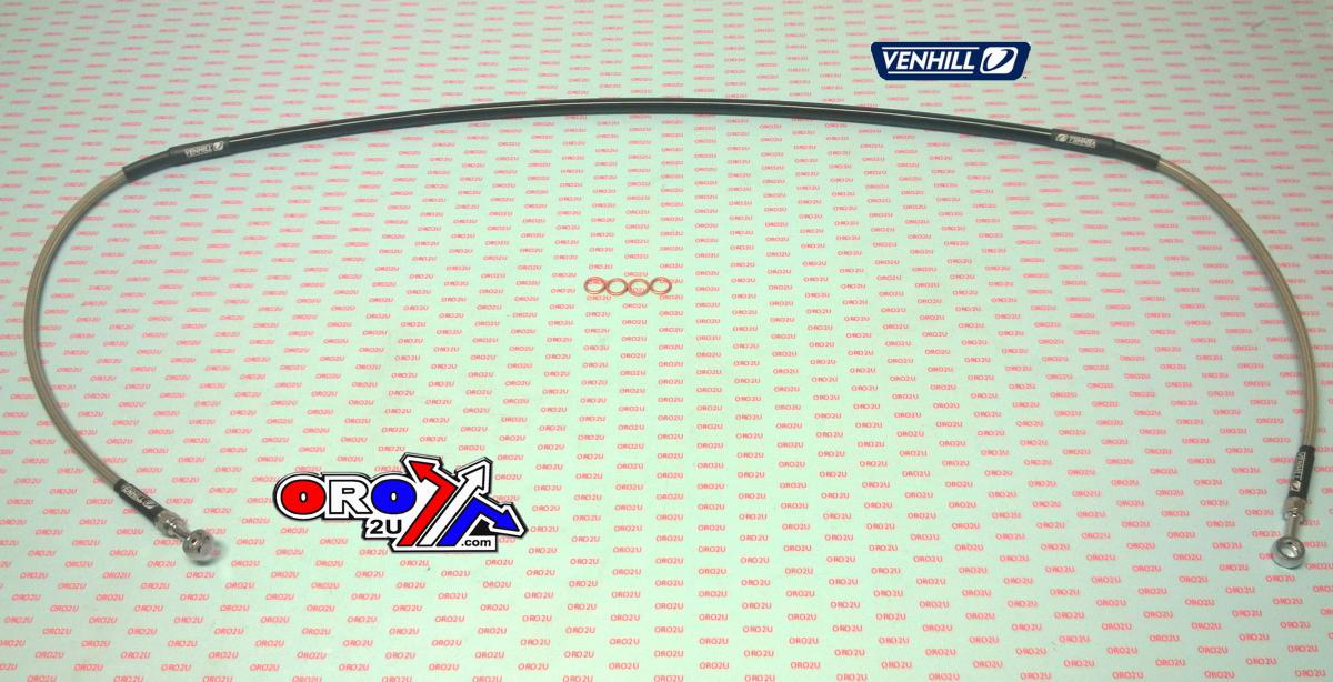 HOSE FRONT BRAKE SILVER / BLACK, VENHILL Y01-1-022/P-CL WRF450R 16-18, 2GC-25872-00-00 image 1