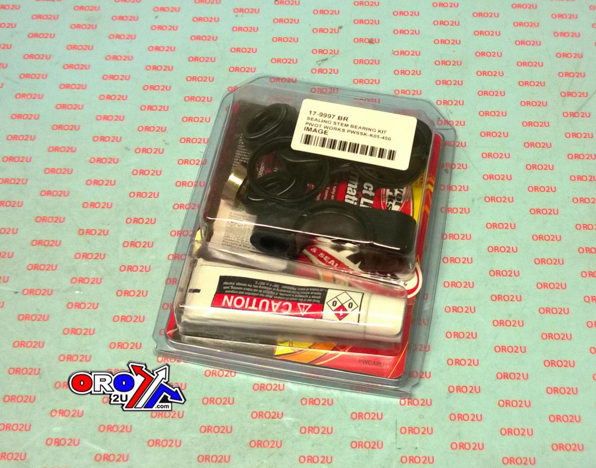 SEALING STEM BEARING KIT, PIVOT WORKS PWSSK-K05-450, Kawasaki KFX450R 08-14, 92171-0855, 92049-7501 thumbnail 2