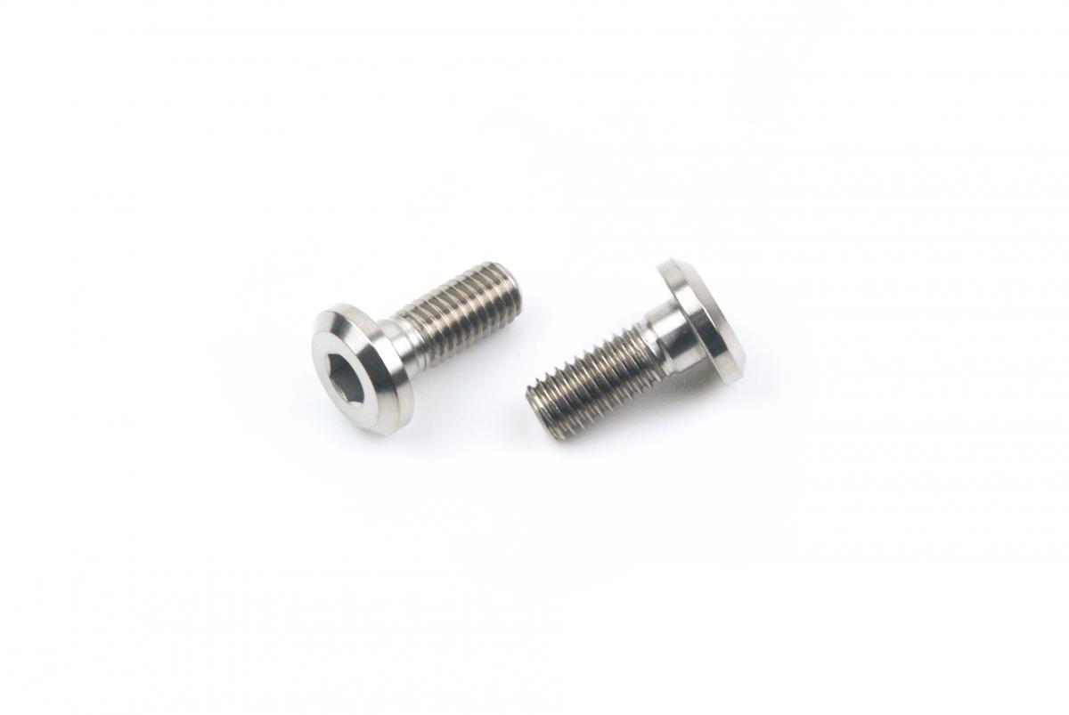 TITANIUM GR5 M8x1.25x20mm PK2, UNIVERSAL PEG MOUNT BOLTS, / FLAT HEAD BOLT