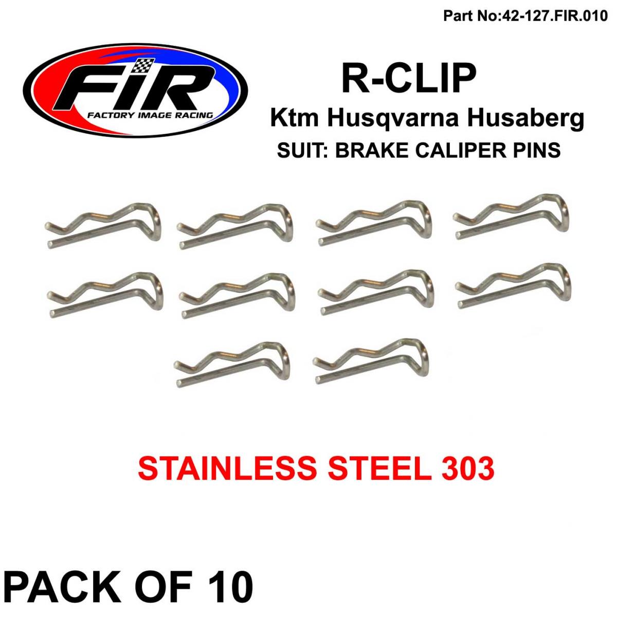 R-CLIP KTM BRAKE CALIPER PIN (PACK OF 10) K54813082000 54813082000 thumbnail 2