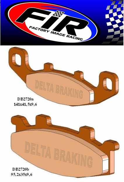 BRAKE PADS SINTERED METAL N4, DB2720 RD-N4 thumbnail 2