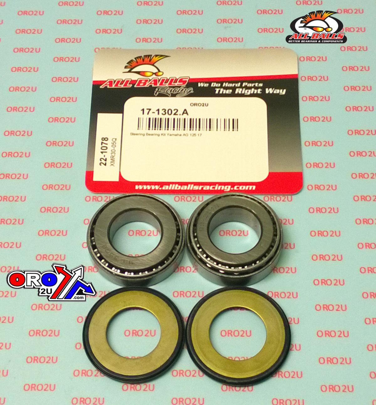 STEERING BEARING KIT ALLBALLS, ALLBALLS 22-1078 YAMAHA AG125 thumbnail 2