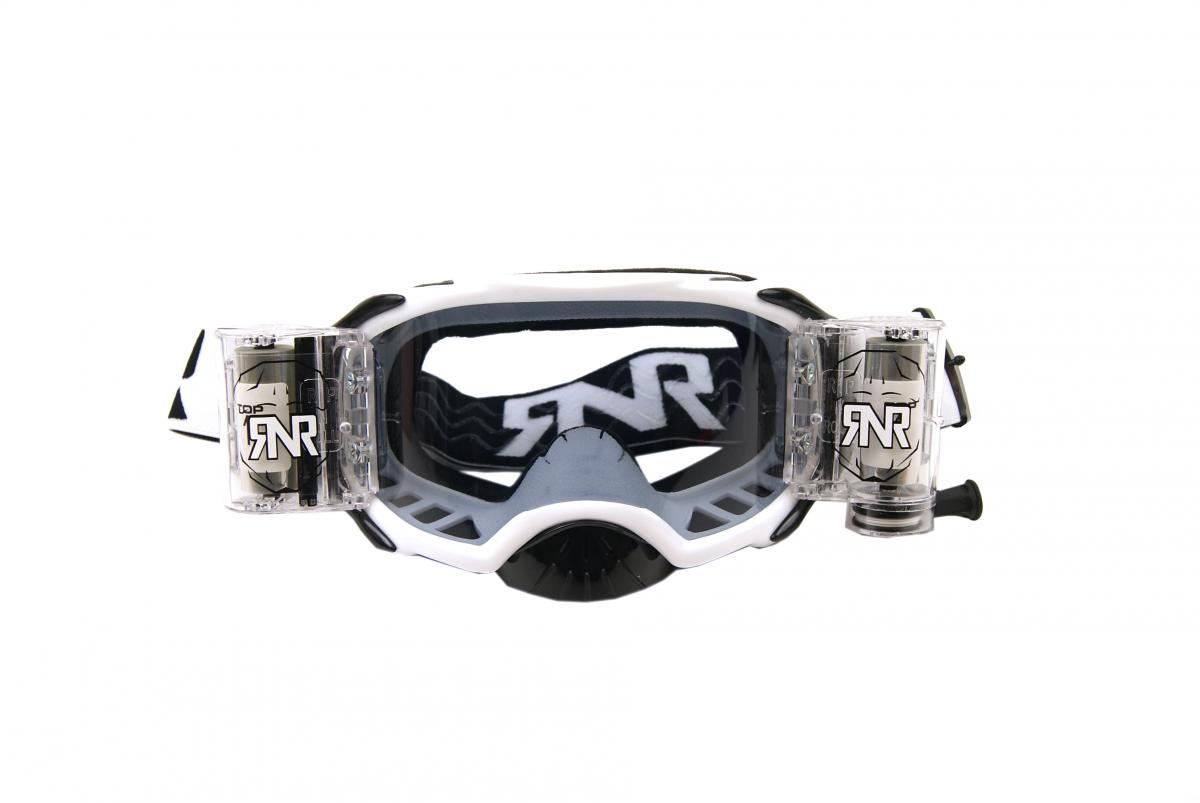 RNR PLATINUM WVS-V.2 48mm, WHITE GOGGLE, ROLL OFF, GAC22, WIDE VISION SYSTEM image 1