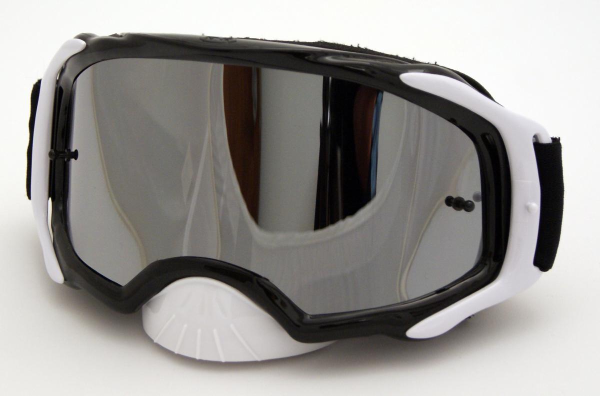 RNR PLATINUM TEAR OFF MIRRORED, BLACK GOGGLE, GAM23, TEAR OFF image 1