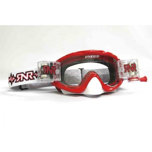RNR HYBRID RED FULLY LOADED ROLL OFF, RED GOGGLE, GH45, ROLL & TEAR OFF thumbnail 3
