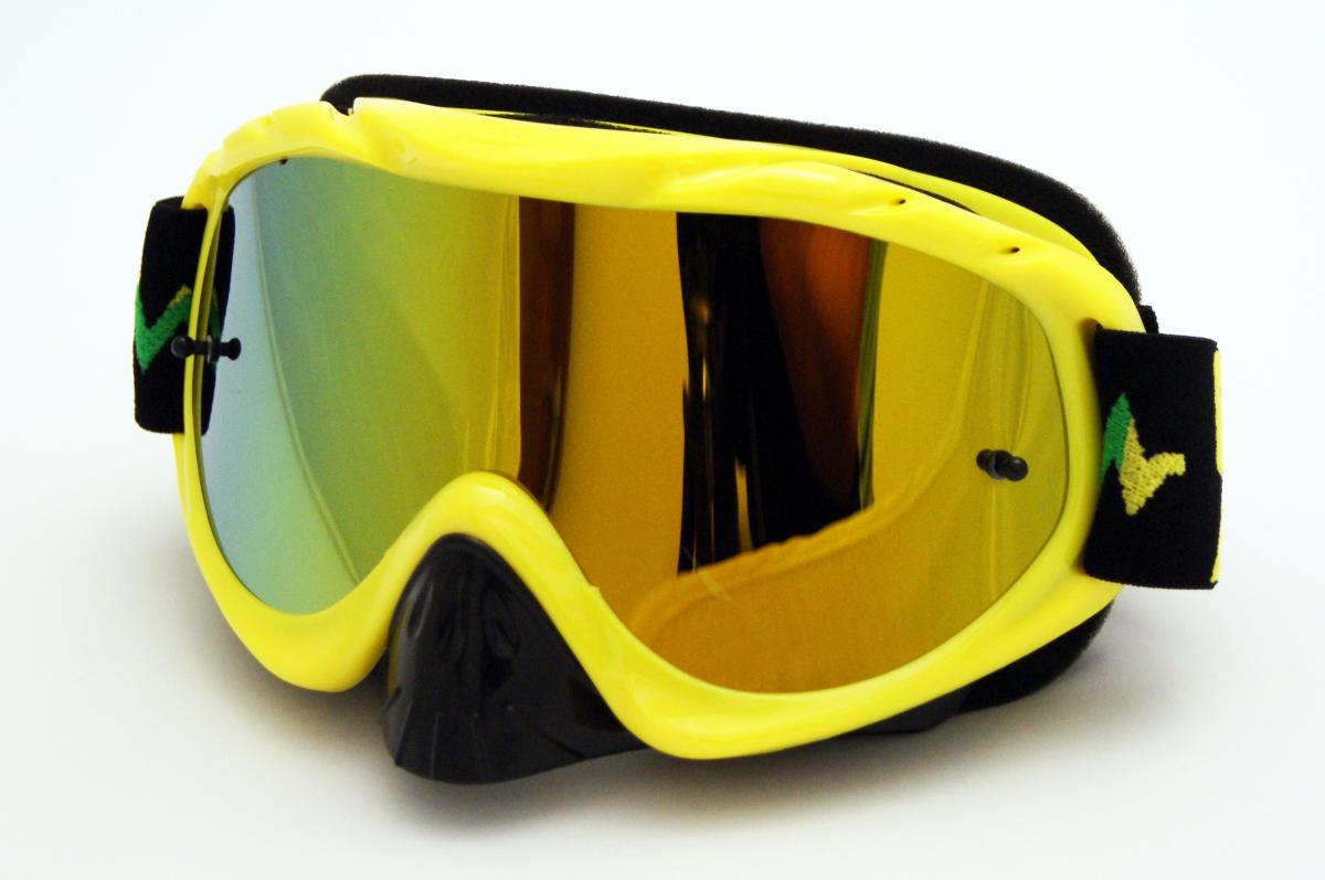 RNR HYBRID YELLOW MIRRORED LENS, YELLOW GOGGLE, GH48M, MIRRORED LENS thumbnail 2