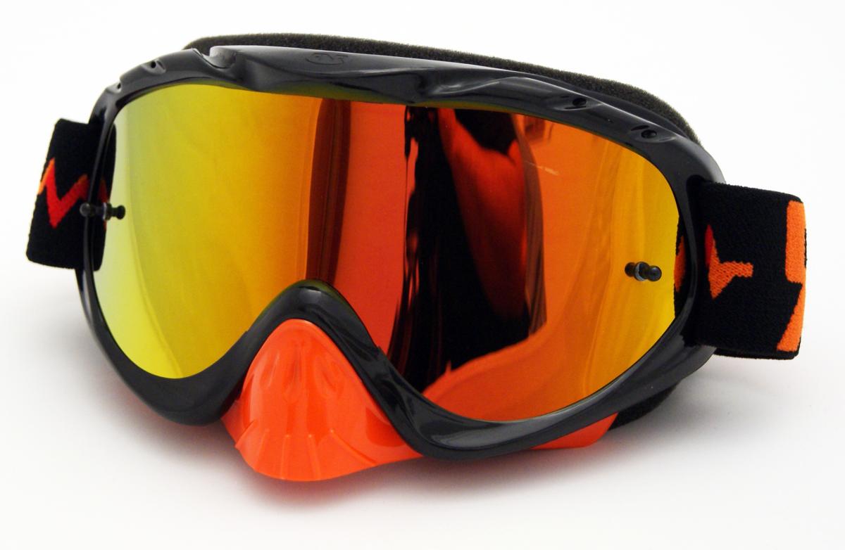 RNR HYBRID BLACK/ORANGE MIRRORED LENS, BLACK/ORANGE LIMITED EDITION GOGGLE, GH236M, MIRRORED LENS thumbnail 2