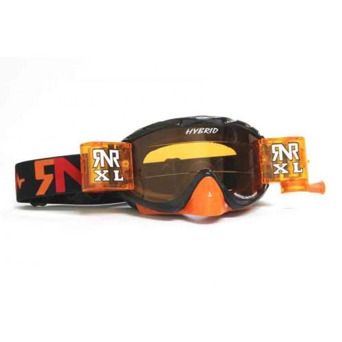 RNR HYBRID BLACK/ORANGE XL ROLL & TEAR OFF, BLACK/ORANGE LIMITED EDITION GOGGLE, 36MM ROLL OFF, GH236XL, ROLL & TEAR OFF image 1