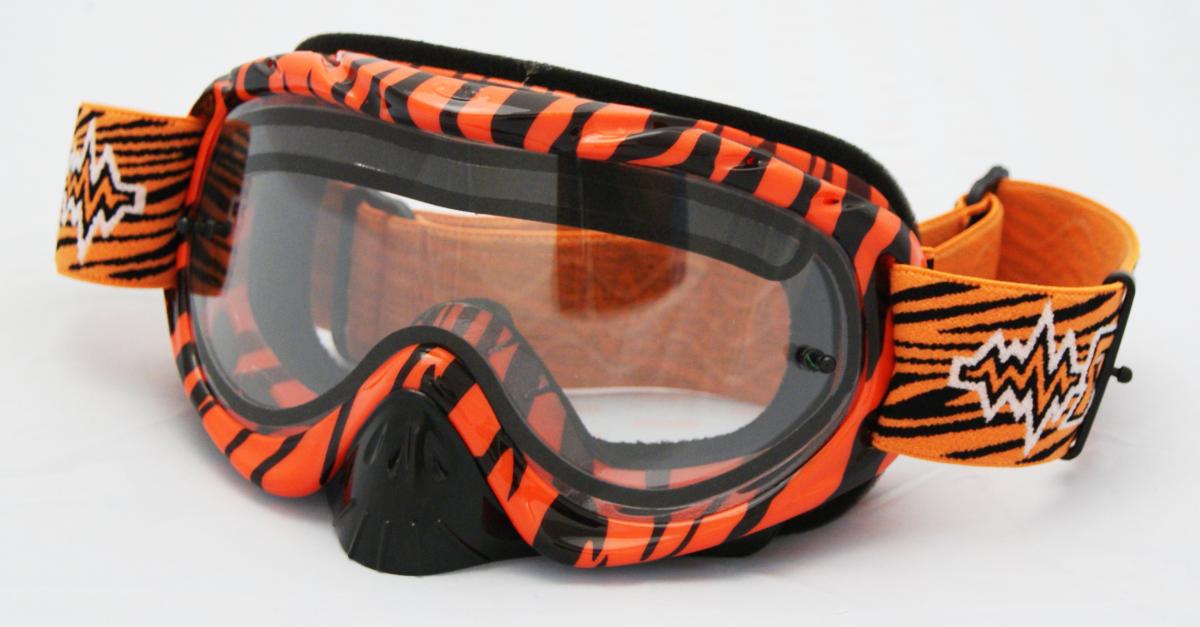 RNR HYBRID WILD OR/BK VENTED LENS, WILD ORANGE & BLACK GOGGLE, GH366DV, VENTED LENS thumbnail 2